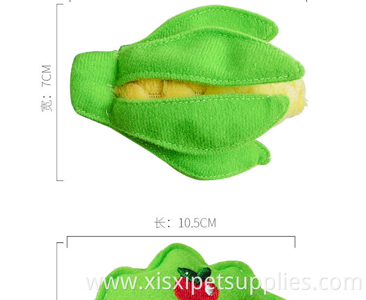 wholesale Stuffed apple tree and corn with catnip and crinkle paper Pet Cat Toys Plush Teaser